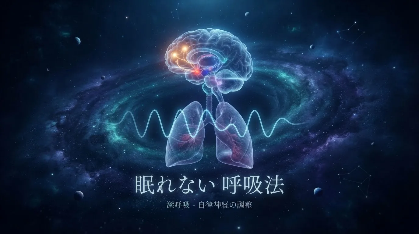眠れない時の呼吸法｜4-7-8呼吸・腹式呼吸で副交感神経を活性化