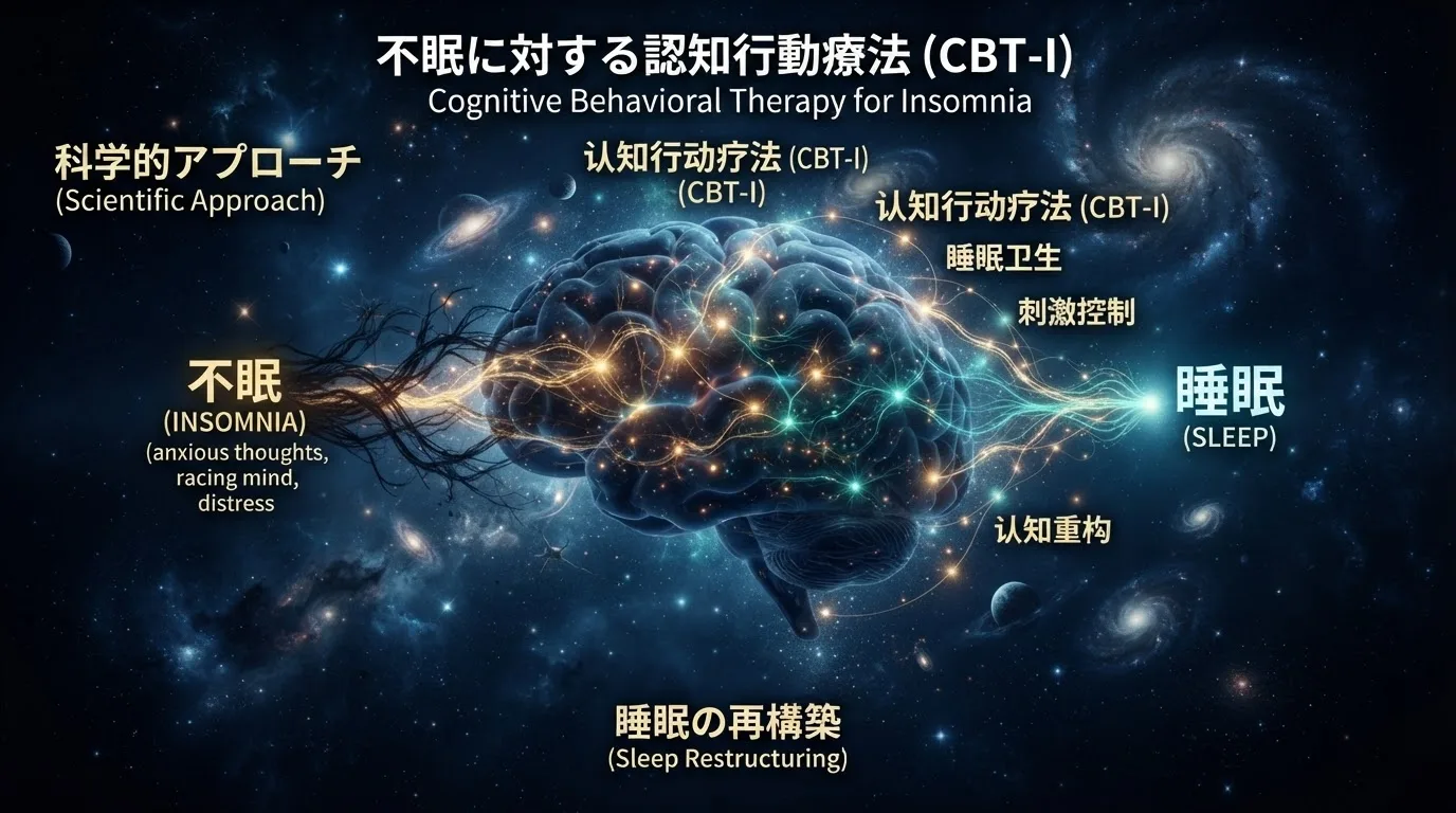 不眠の認知行動療法（CBT-I）とは｜薬に頼らない最も効果的な治療法