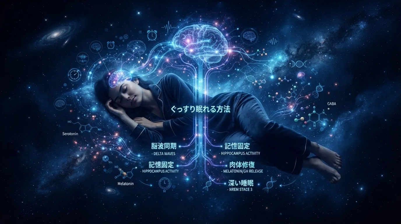 ぐっすり眠れる方法まとめ｜脳科学が証明する熟眠のための10習慣