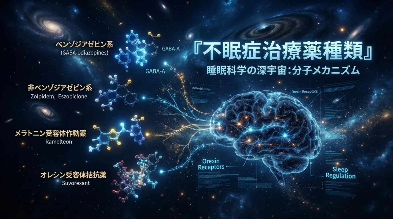 不眠症の薬の種類と特徴｜睡眠薬・抗不安薬・OTC薬の選び方