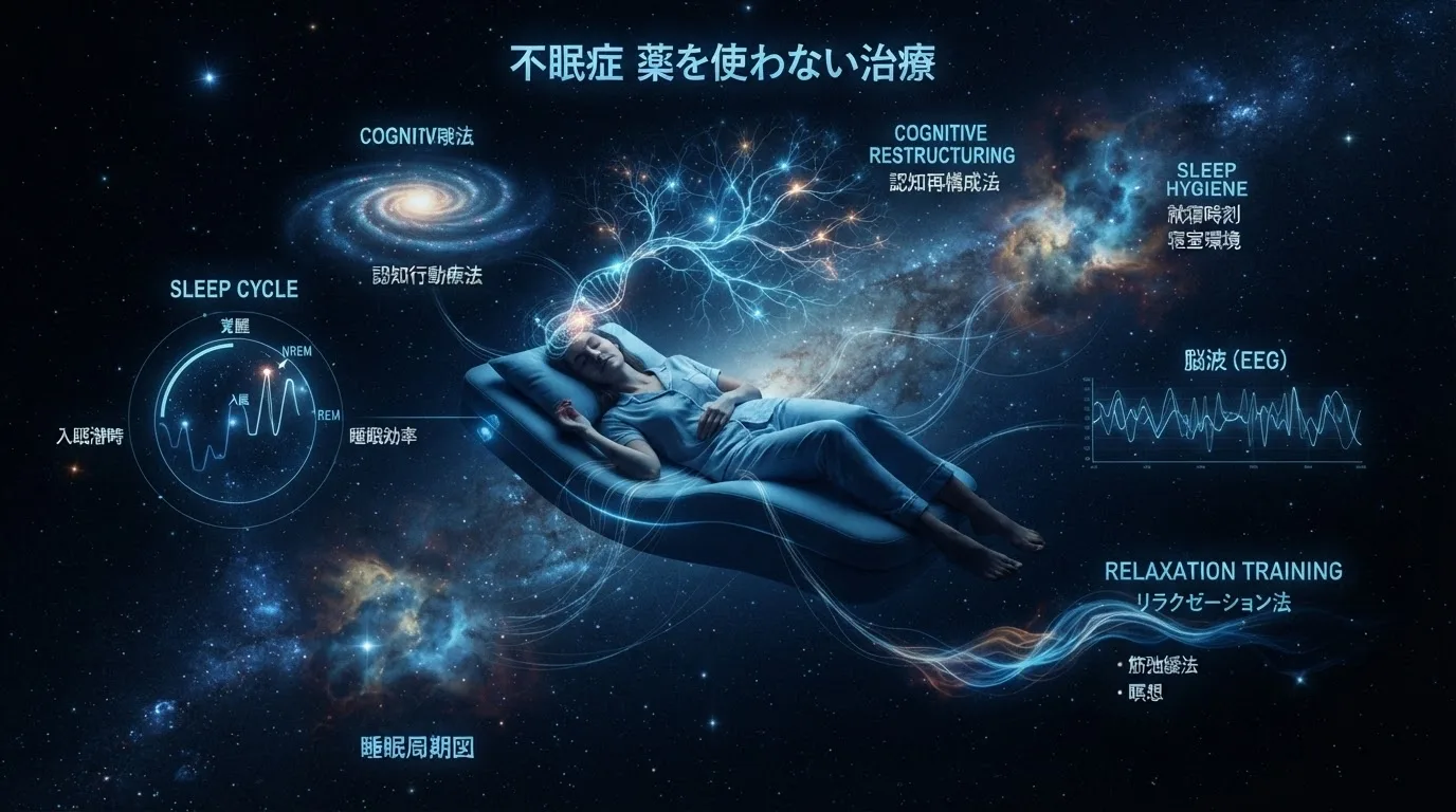 薬を使わない不眠症治療｜CBT-I・睡眠制限法・光療法の最新エビデンス