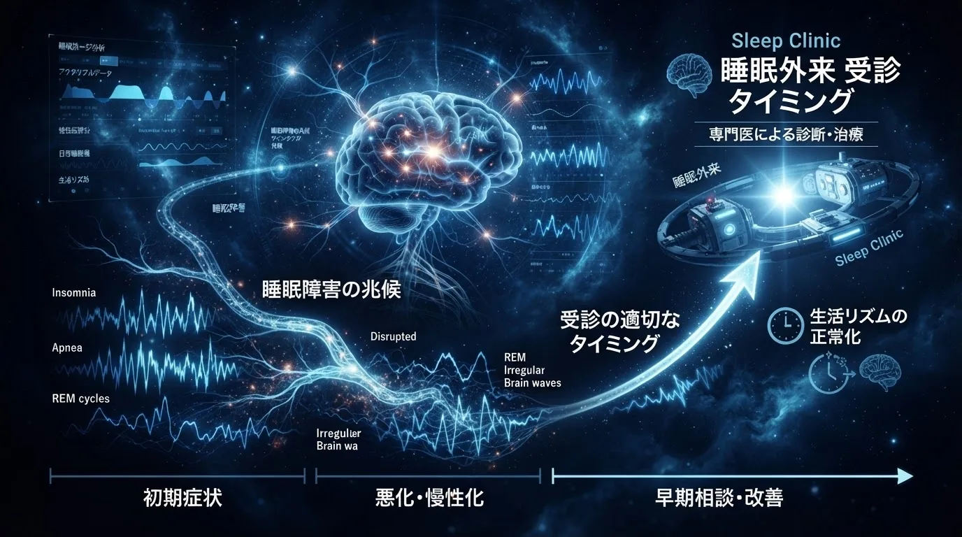 睡眠外来を受診すべきタイミング｜セルフケアの限界と医療機関の選び方