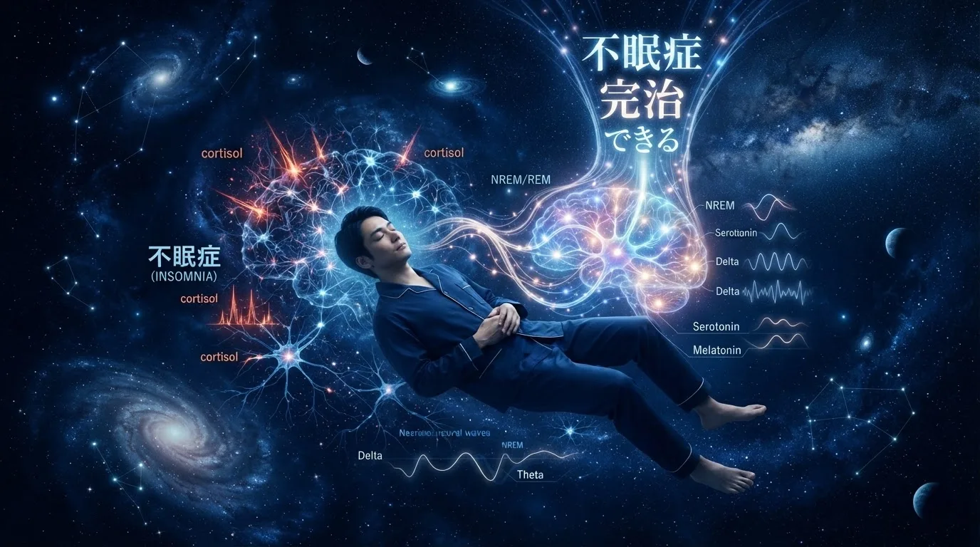 不眠症は完治できる？慢性不眠症の改善率と回復への道筋