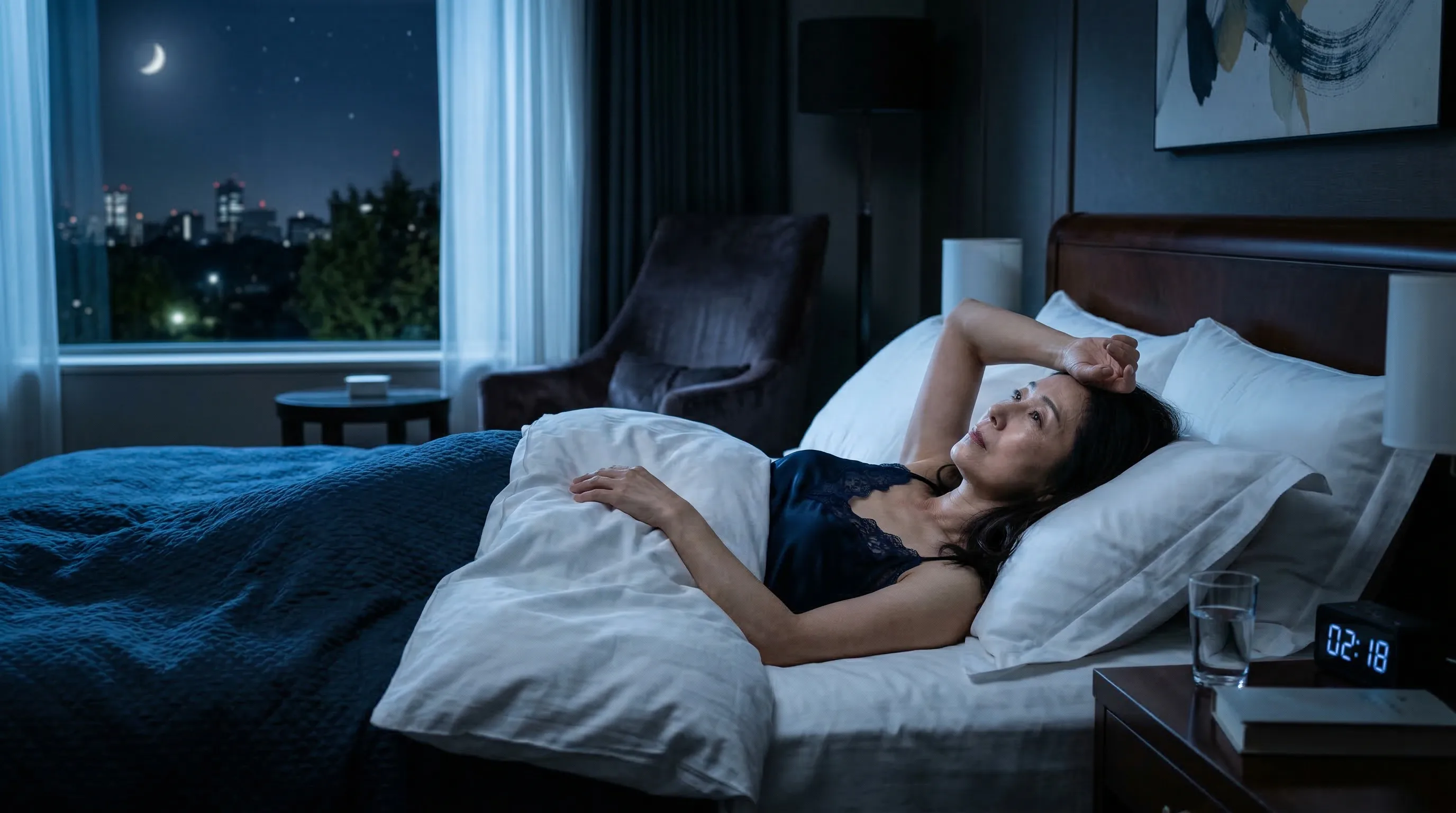 更年期で眠れない — 女性ホルモンと睡眠