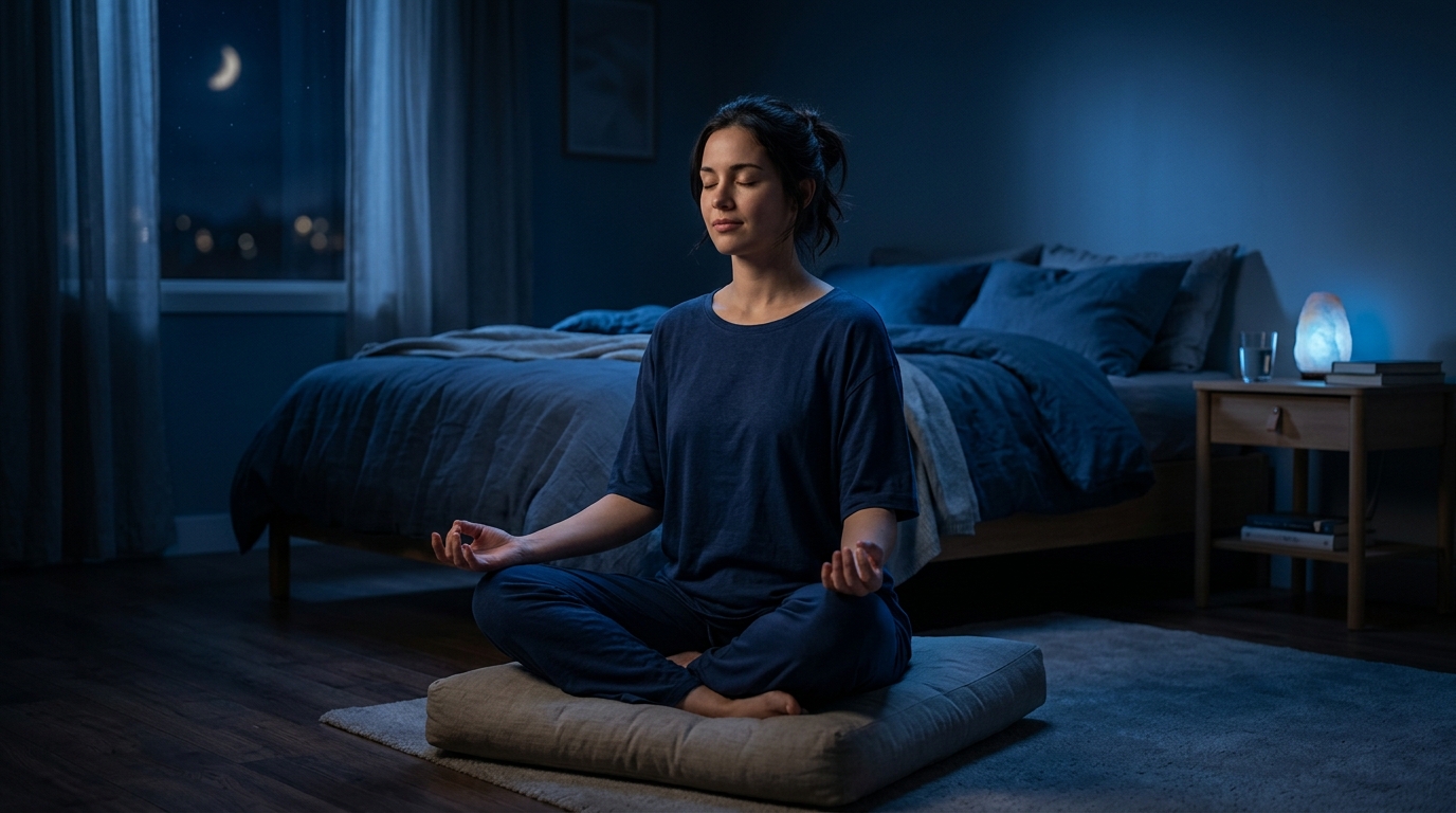 瞑想で睡眠が劇的に改善する理由｜初心者でもできる就寝前瞑想ガイド
