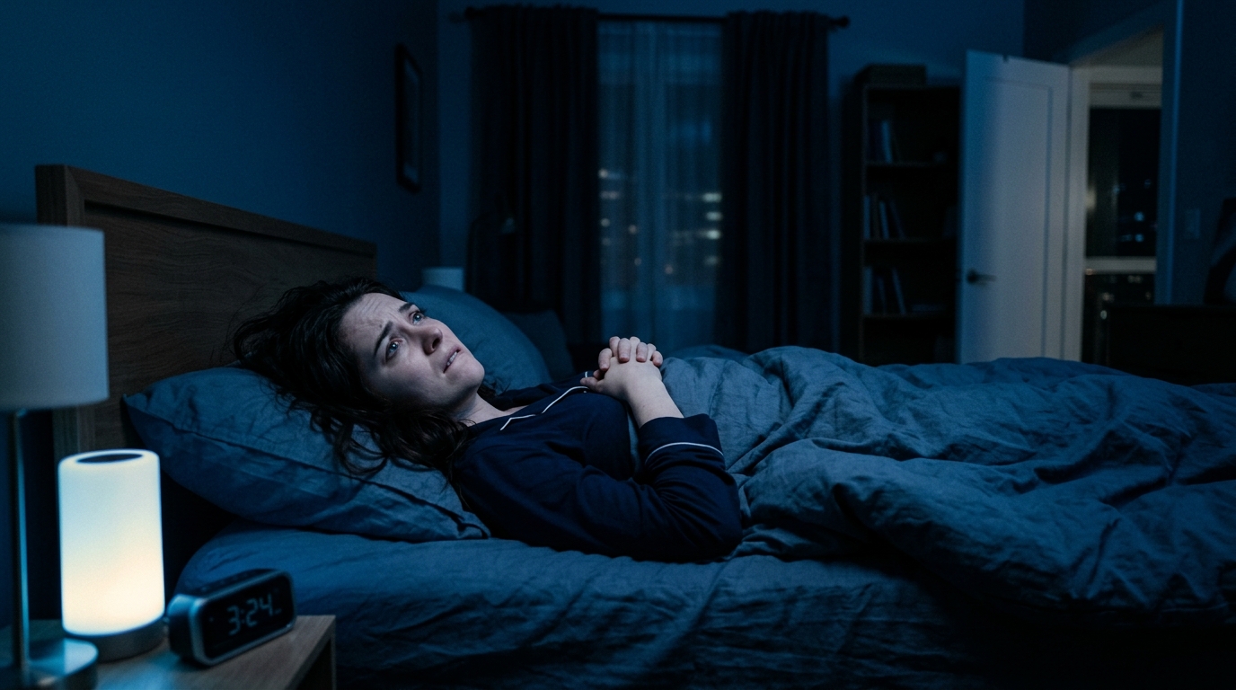 不安で眠れない夜の対処法｜考えすぎで眠れない人の脳科学的解決策
