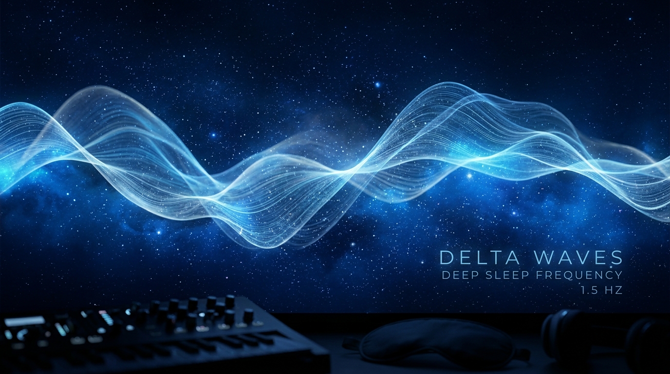 デルタ波音楽で深く眠れる？睡眠を誘う脳波サウンドの科学的効果
