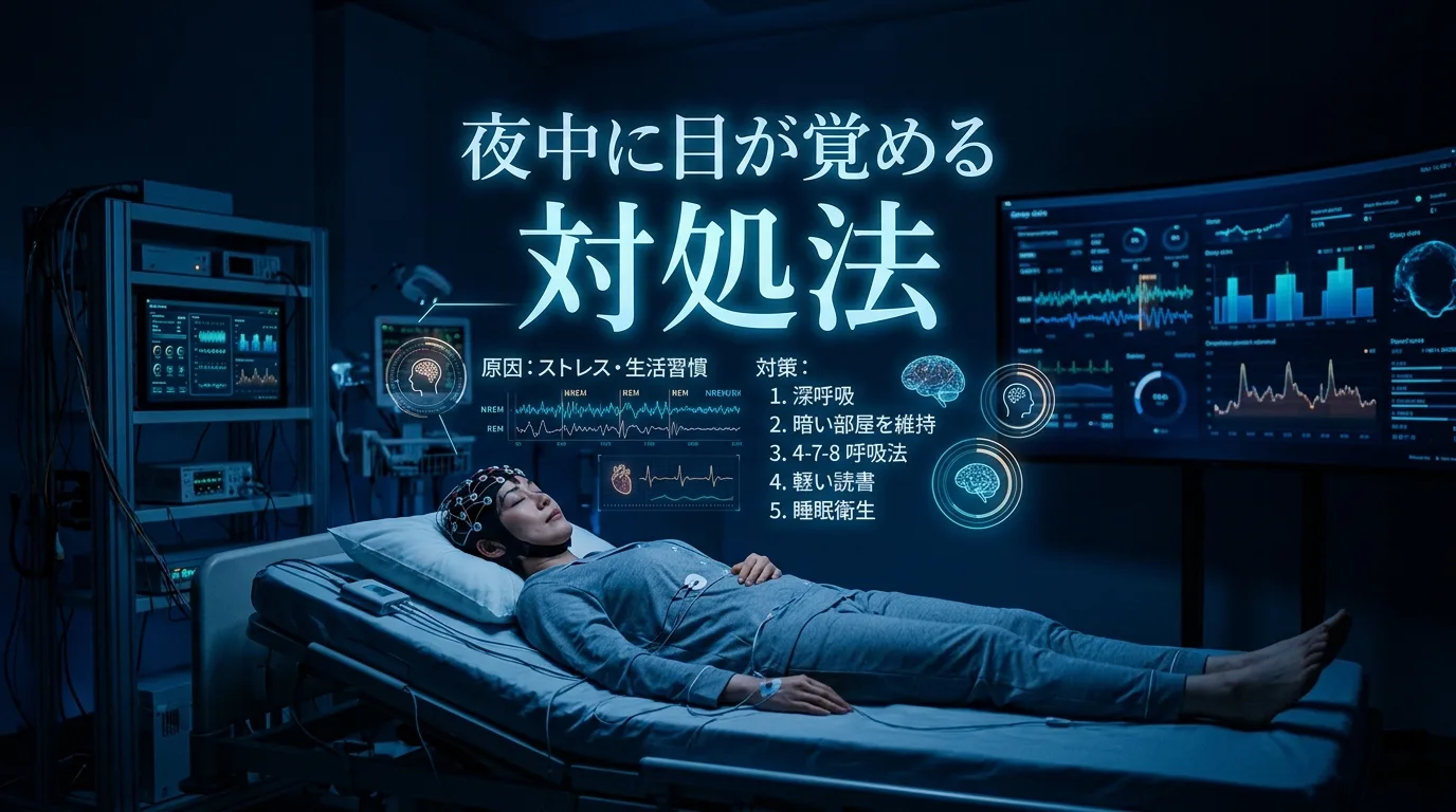 夜中に目が覚めた時の対処法
