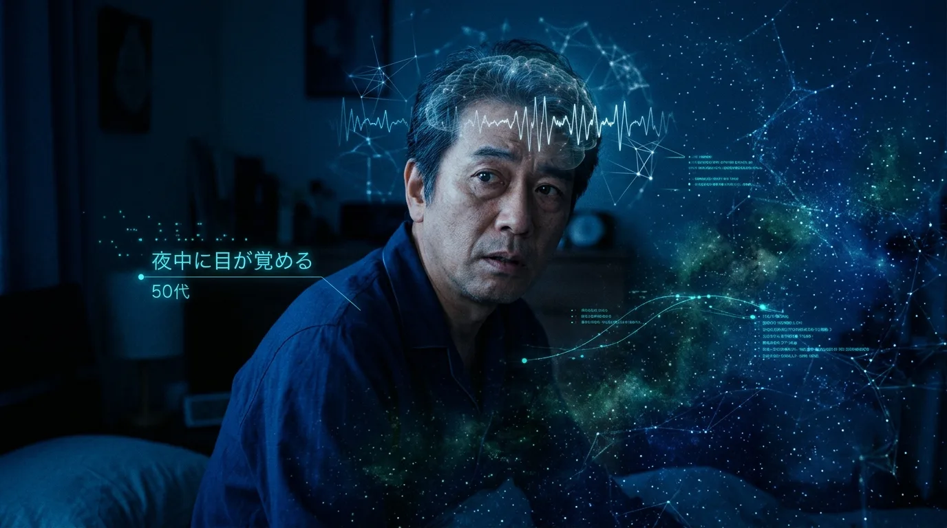 50代の夜中に目が覚める悩み｜更年期・加齢と睡眠の関係