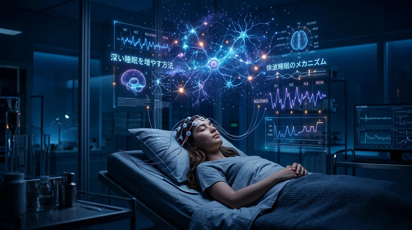 深い睡眠（ノンレム睡眠N3）を増やす方法