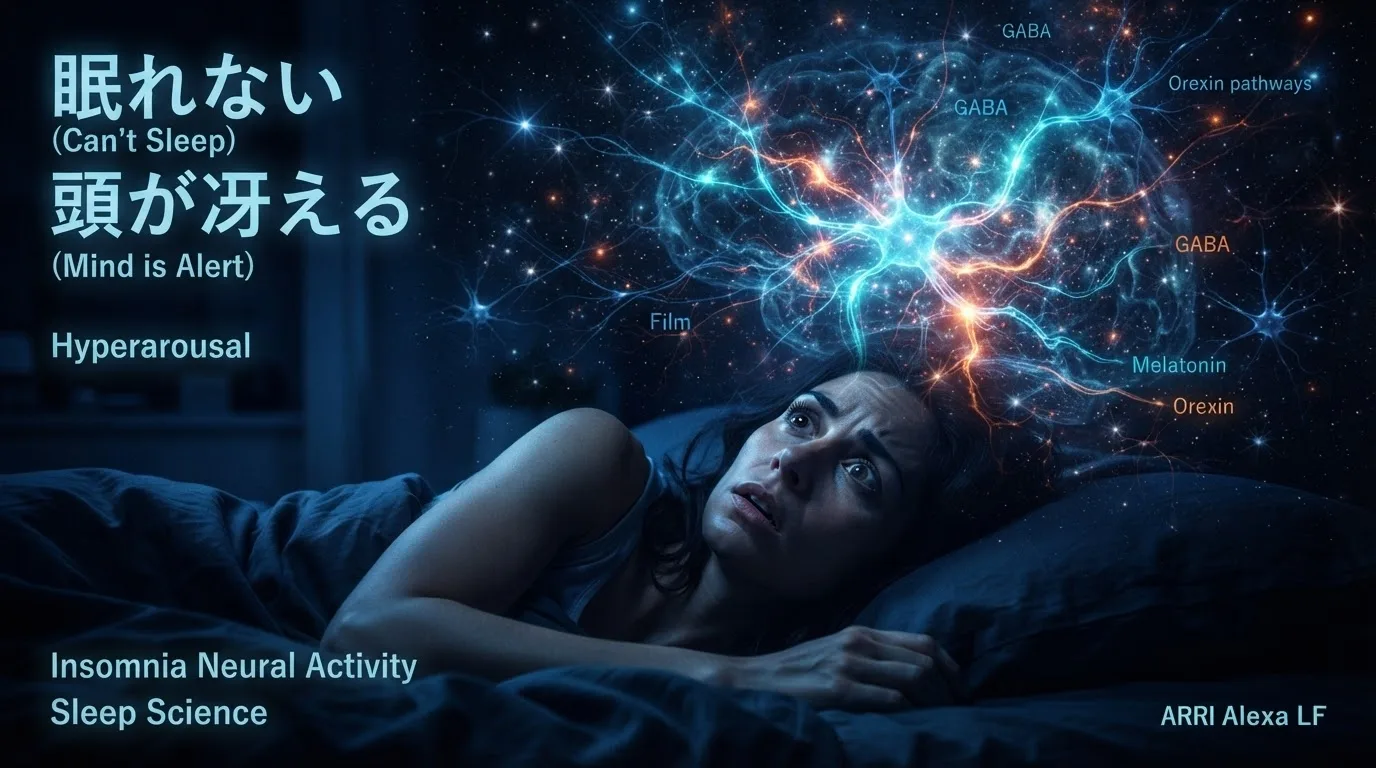 眠れない・頭が冴える夜の対策｜過活動な脳を鎮める科学的メソッド